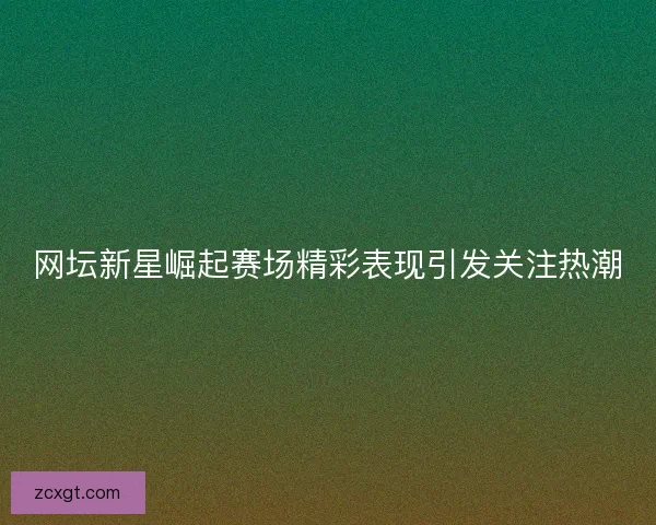 网坛新星崛起赛场精彩表现引发关注热潮